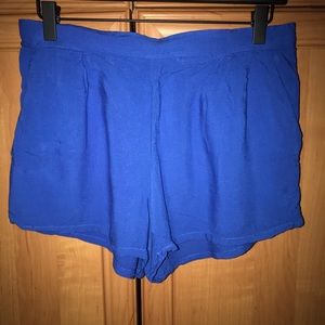 Blue Mini Shorts